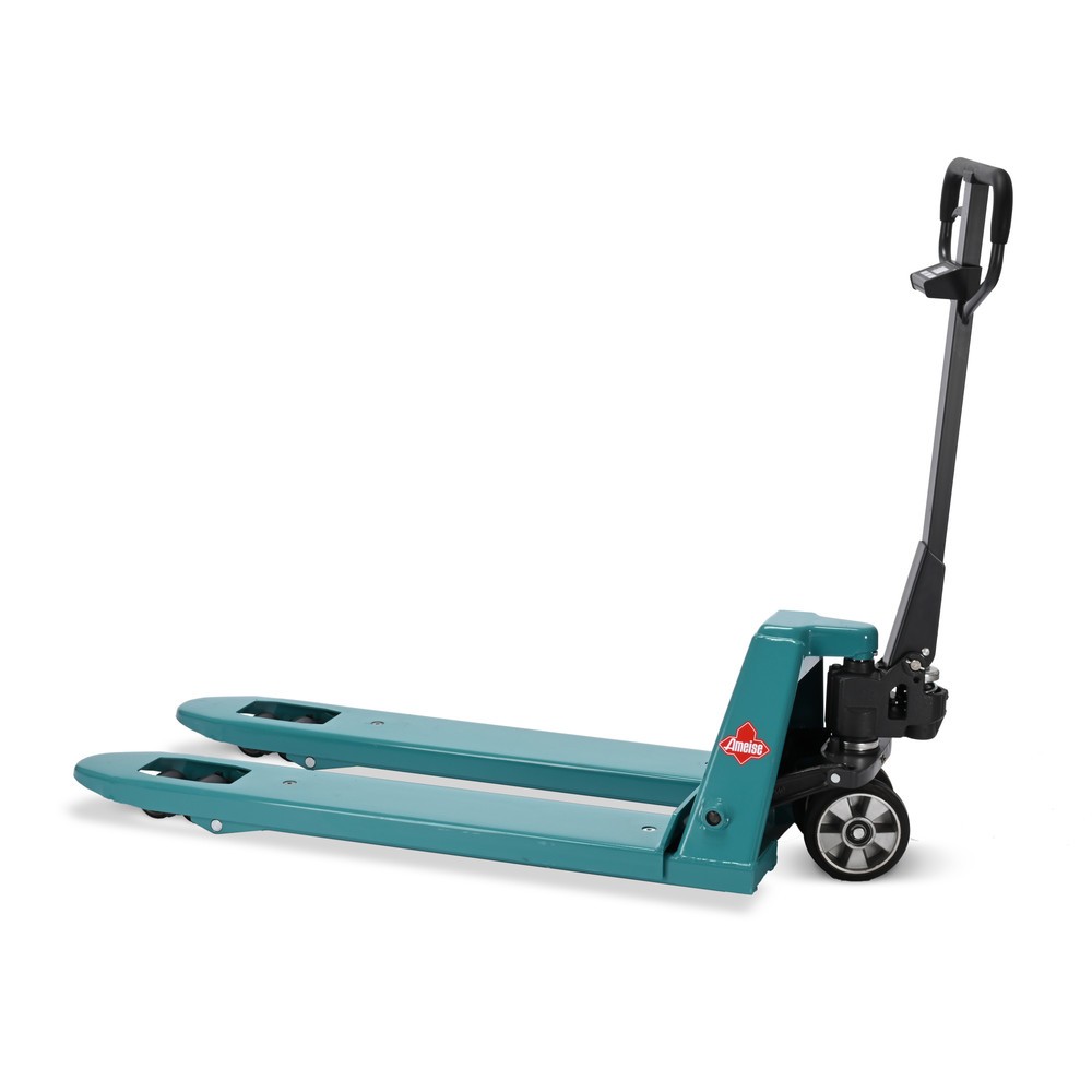 Numéro de l'image du produit 8: Transpalette avec balance Ameise® PTM 2.0 Scale avec écran sur la tête du timon, capacité de charge 2 000 kg, galets tandem