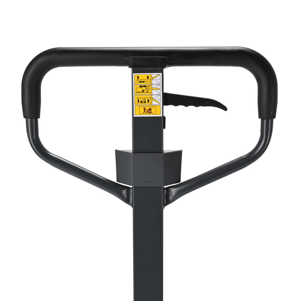 Numéro de l'image du produit 9: Transpalette avec balance Ameise® PTM 2.0 Scale avec écran sur la tête du timon, capacité de charge 2 000 kg, galets tandem
