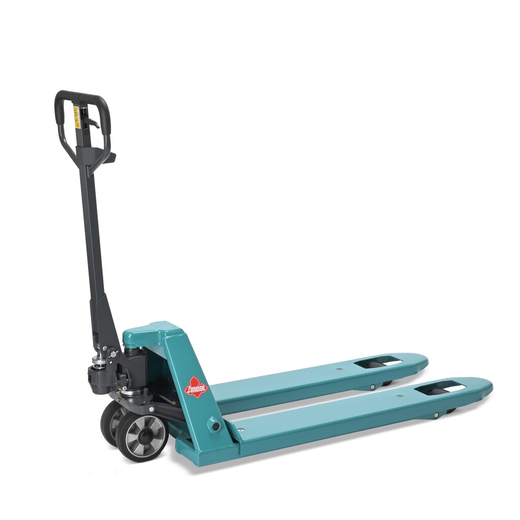 Transpalette avec balance Ameise® PTM 2.0 Scale avec écran sur la tête du timon, capacité de charge 2 000 kg, roues simples Illustration du produit: Transpalette avec balance Ameise® PTM 2.0 Scale avec écran sur la tête du timon, capacité de charge 2 000 kg, roues simples