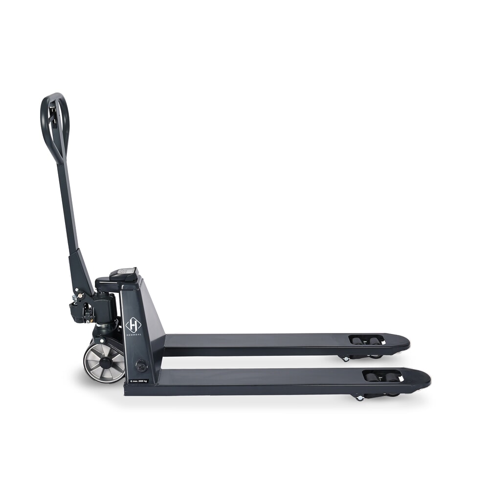 N° de l'image du produit 6 : Transpalette avec balance HEMMDAL PTM 2.0, par pas de 5 kg, capacité de charge 2 000 kg, galets tandem