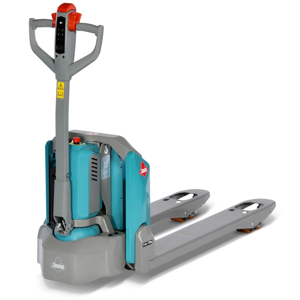 Transpalette électrique Ameise® PTE 1.5, capacité de charge 1 500 kg, longueur des fourches 1 150 mm Illustration du produit: Transpalette électrique Ameise® PTE 1.5, capacité de charge 1 500 kg, longueur des fourches 1 150 mm