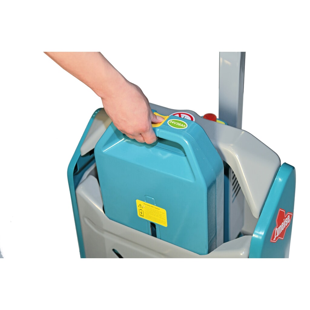 N° de l'image du produit 3 : Transpalette électrique Ameise® PTE 1.5, capacité de charge 1 500 kg, longueur des fourches 800 mm