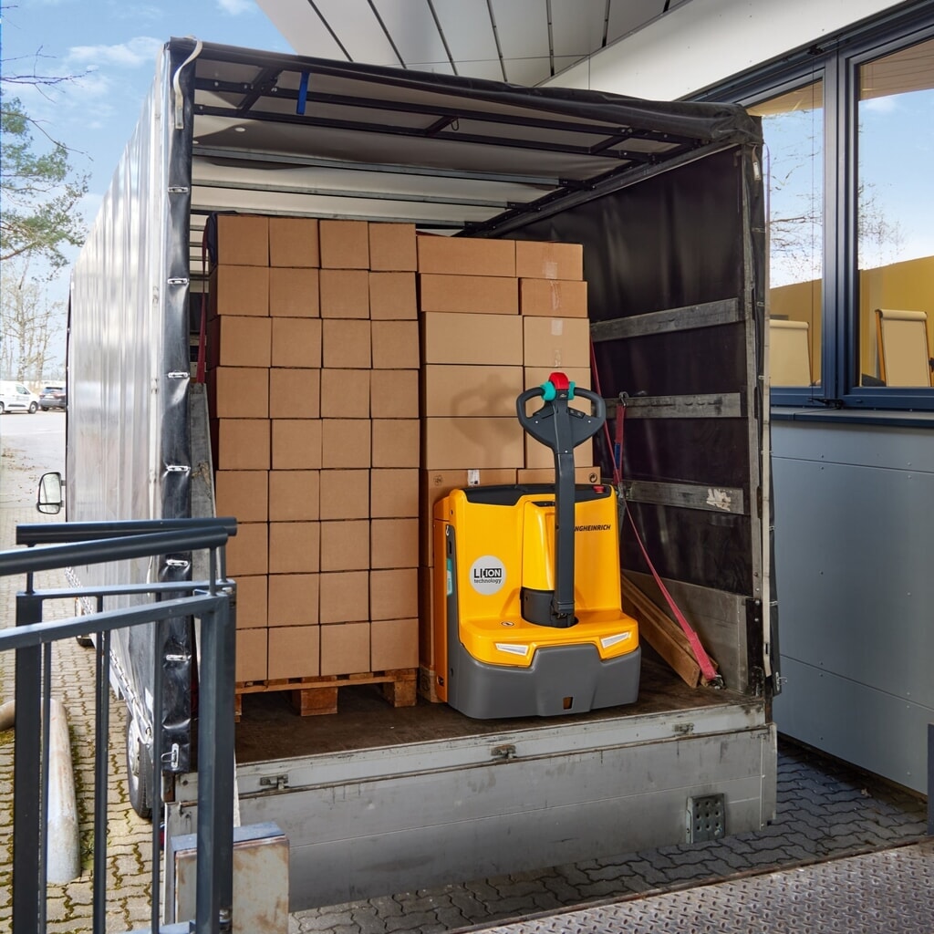 N° de l'image du produit 5 : Transpalette électrique Jungheinrich EJE 120i, capacité de charge 2 000 kg, longueur des fourches 1 150 mm