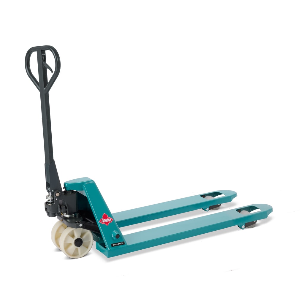 Transpalette manuel Ameise® PTM 2.0, capacité de charge 2 000 kg, longueur de fourche 1 150 mm, nylon Illustration du produit: Transpalette manuel Ameise® PTM 2.0, capacité de charge 2 000 kg, longueur de fourche 1 150 mm, nylon