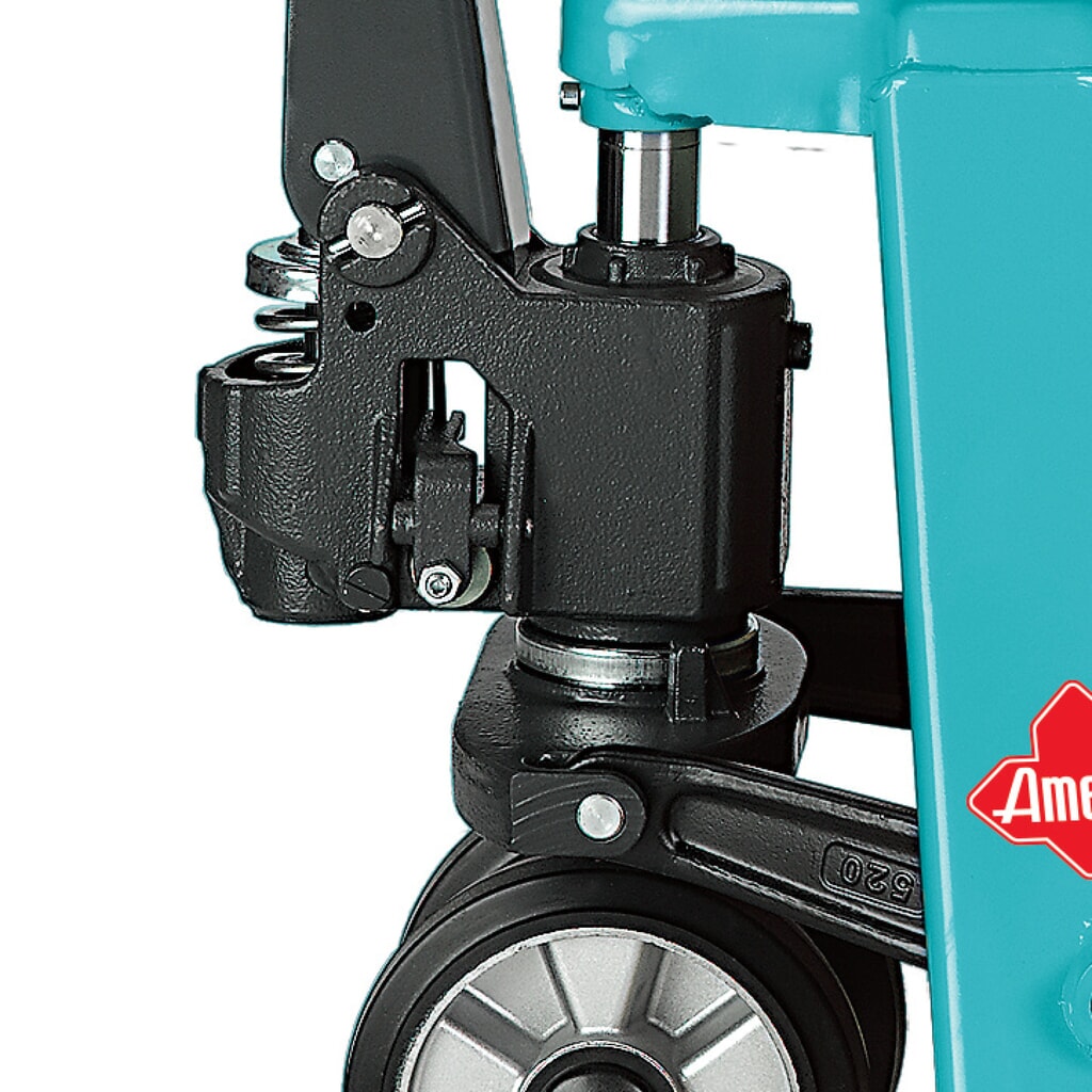 Transpalette manuel Ameise® PTM 2.0, capacité de charge 2 000 kg, longueur de fourche 800 mm, polyuréthane, galets tandem N° de l'image du produit 7 : Transpalette manuel Ameise® PTM 2.0, capacité de charge 2 000 kg, longueur de fourche 800 mm, polyuréthane, galets tandem