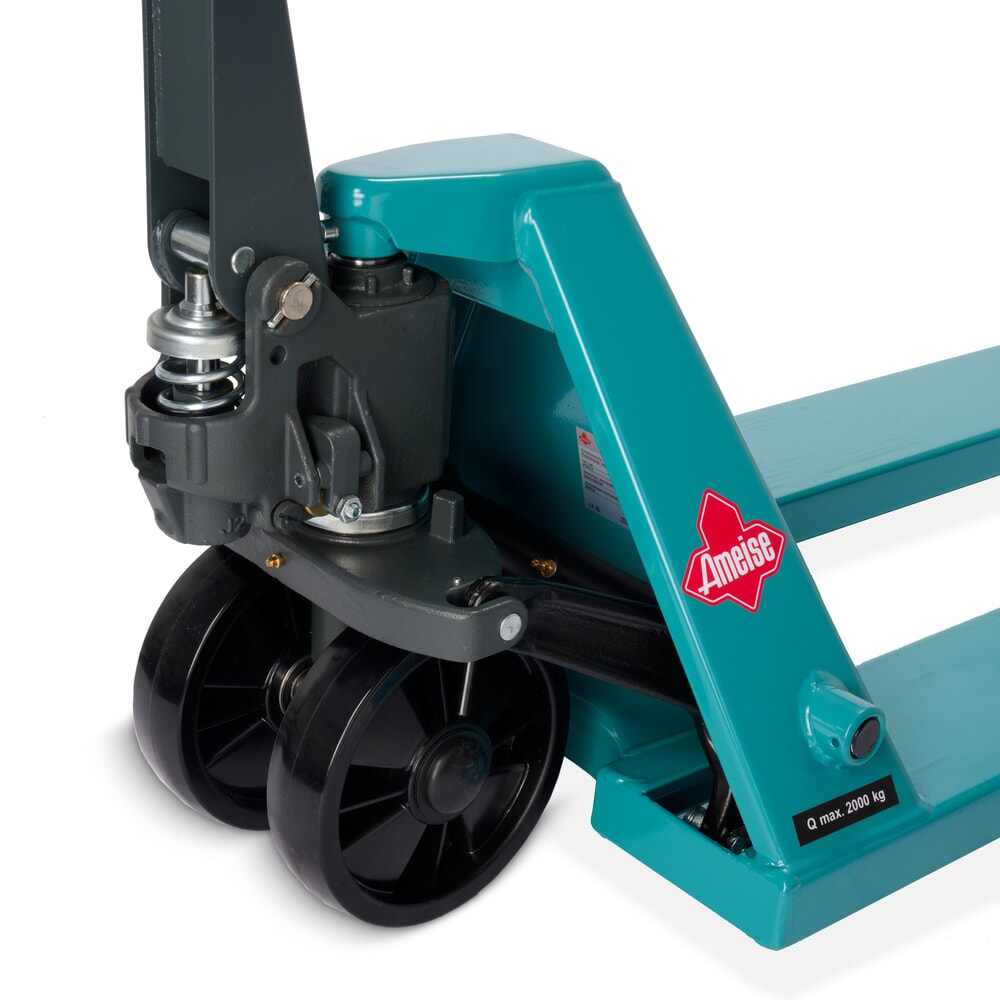 Numéro de l'image du produit 13: Transpalette manuel Ameise® PTM 2.0 capacité de charge 2 000 kg, longueur des fourches 2 000 mm, polyuréthane, galets tandem