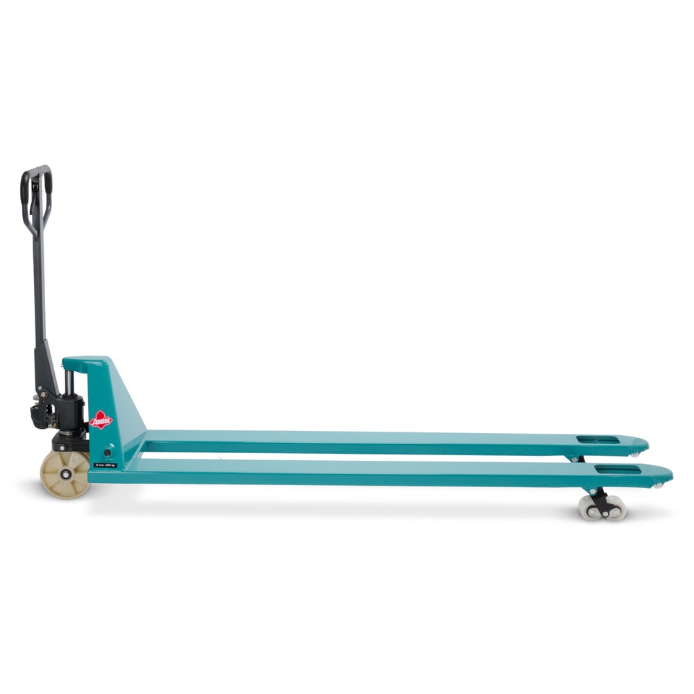 Numéro de l'image du produit 9: Transpalette manuel Ameise® PTM 2.0 capacité de charge 2 000 kg, longueur des fourches 2 000 mm, nylon, galets tandem