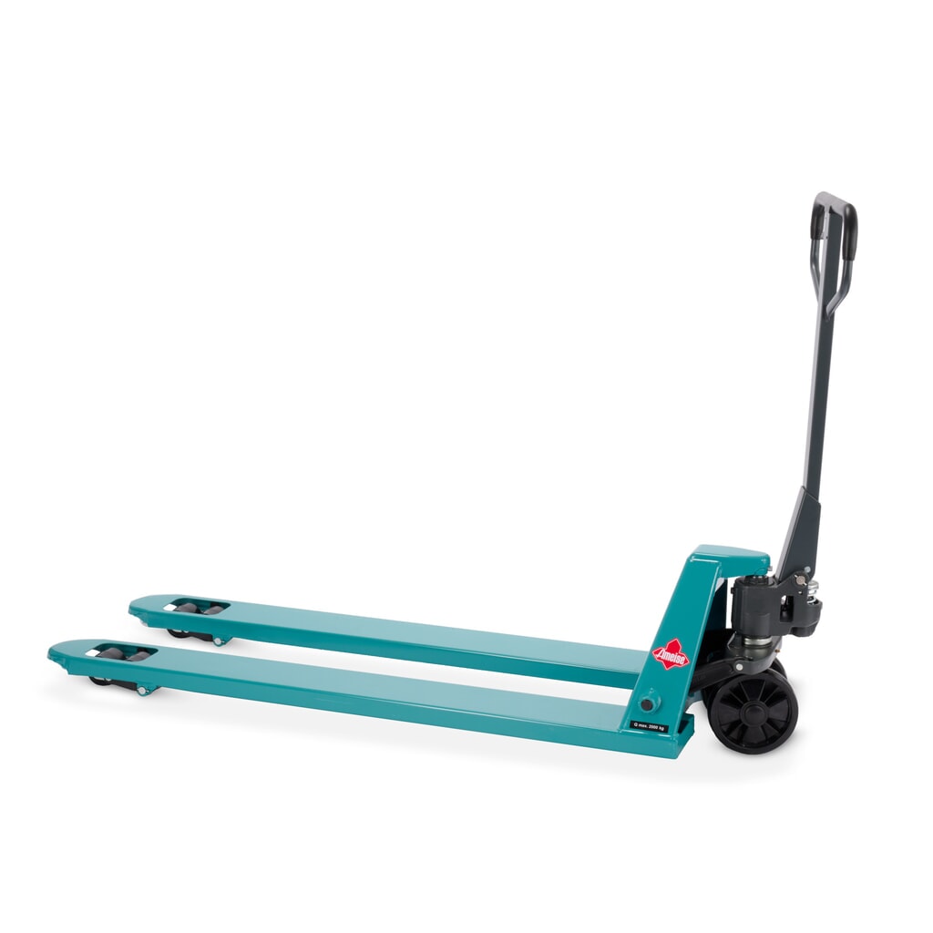 Transpalette manuel Ameise® PTM 2.0, capacité de charge 2 000 kg, longueur de fourche 1 500 mm, polyuréthane, galets tandem N° de l'image du produit 7 : Transpalette manuel Ameise® PTM 2.0, capacité de charge 2 000 kg, longueur de fourche 1 500 mm, polyuréthane, galets tandem