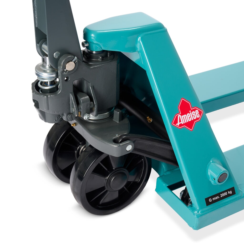 Transpalette manuel Ameise® PTM 2.0, capacité de charge 2 000 kg, longueur de fourche 1 500 mm, polyuréthane, galets tandem N° de l'image du produit 13 : Transpalette manuel Ameise® PTM 2.0, capacité de charge 2 000 kg, longueur de fourche 1 500 mm, polyuréthane, galets tandem