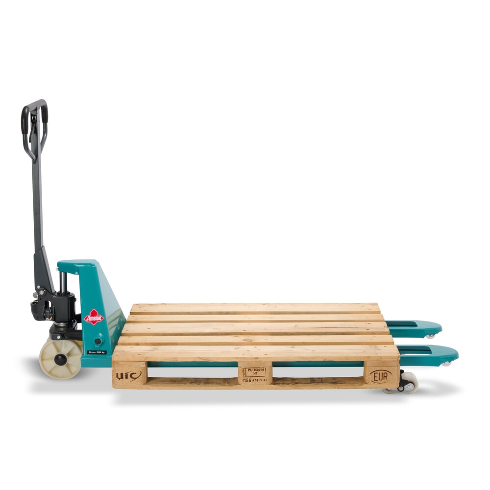 Numéro de l'image du produit 9: Transpalette manuel Ameise® PTM 2.0 capacité de charge 2 000 kg, longueur des fourches 1 500 mm, nylon, galets tandem