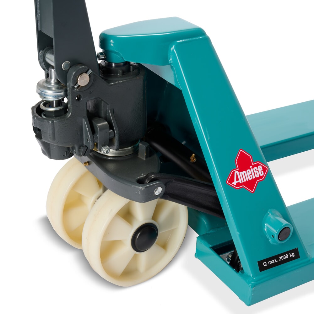 Numéro de l'image du produit 13: Transpalette manuel Ameise® PTM 2.0 capacité de charge 2 000 kg, longueur des fourches 1 500 mm, nylon, galets tandem