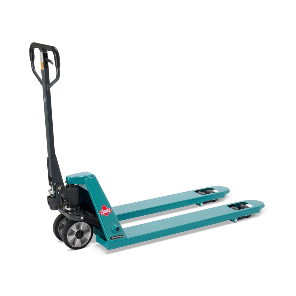 Transpalette manuel Ameise® PTM 2.5, capacité de charge 2 500 kg, longueur de fourche 1 150 mm, caoutchouc plein / polyuréthane, galets tandem Illustration du produit: Transpalette manuel Ameise® PTM 2.5, capacité de charge 2 500 kg, longueur de fourche 1 150 mm, caoutchouc plein / polyuréthane, galets tandem