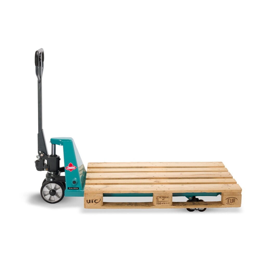 Numéro de l'image du produit 12: Transpalette manuel Ameise® PTM 2.5 capacité de charge 2 500 kg, longueur des fourches 1 150 mm, caoutchouc plein / polyuréthane, galets tandem
