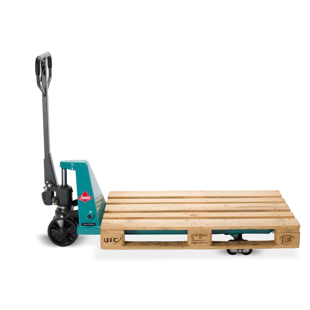 Numéro de l'image du produit 7: Transpalette manuel Ameise® PTM 2.5 capacité de charge 2 500 kg, longueur des fourches 1 150 mm, polyuréthane, galets tandem