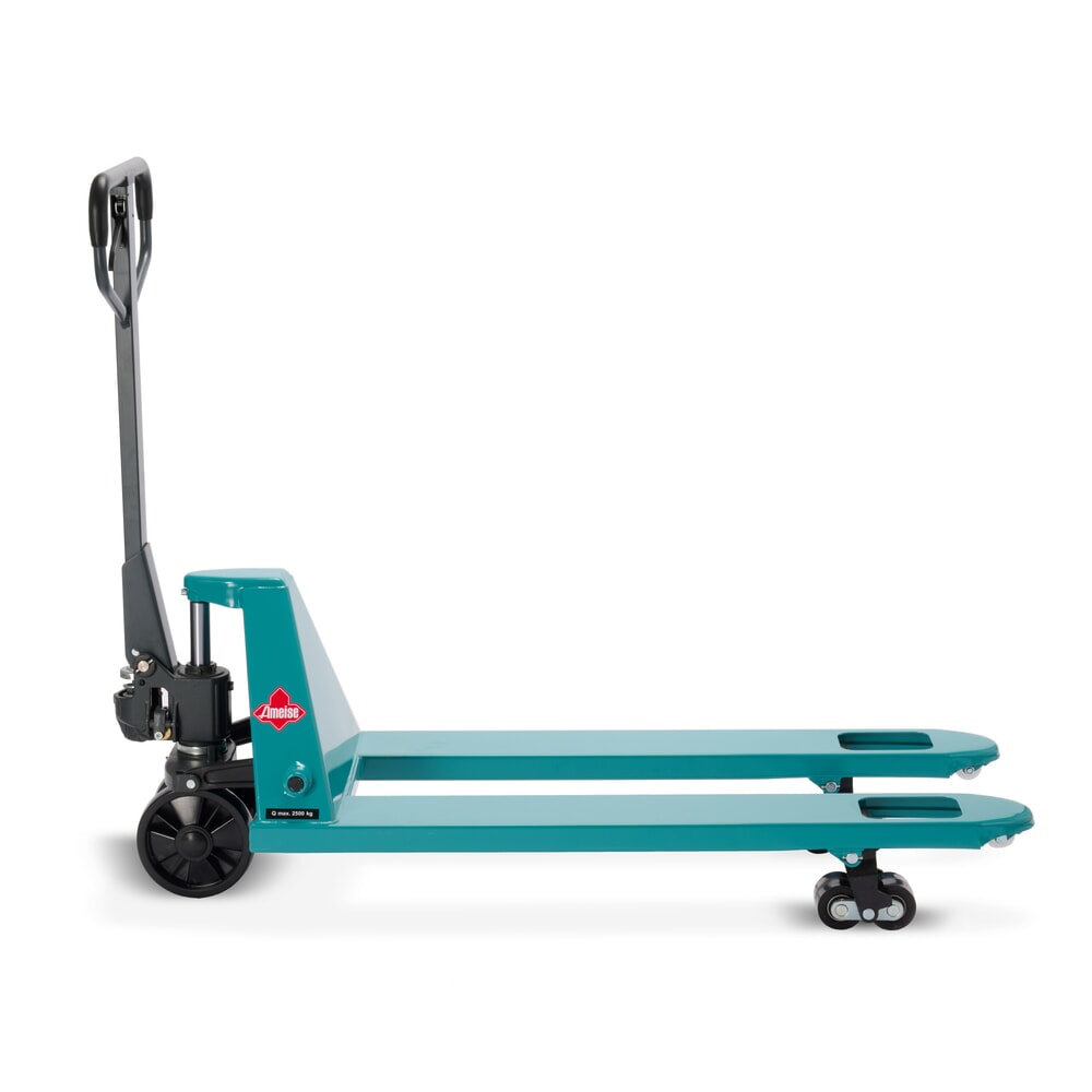 Numéro de l'image du produit 8: Transpalette manuel Ameise® PTM 2.5 capacité de charge 2 500 kg, longueur des fourches 1 150 mm, polyuréthane, galets tandem