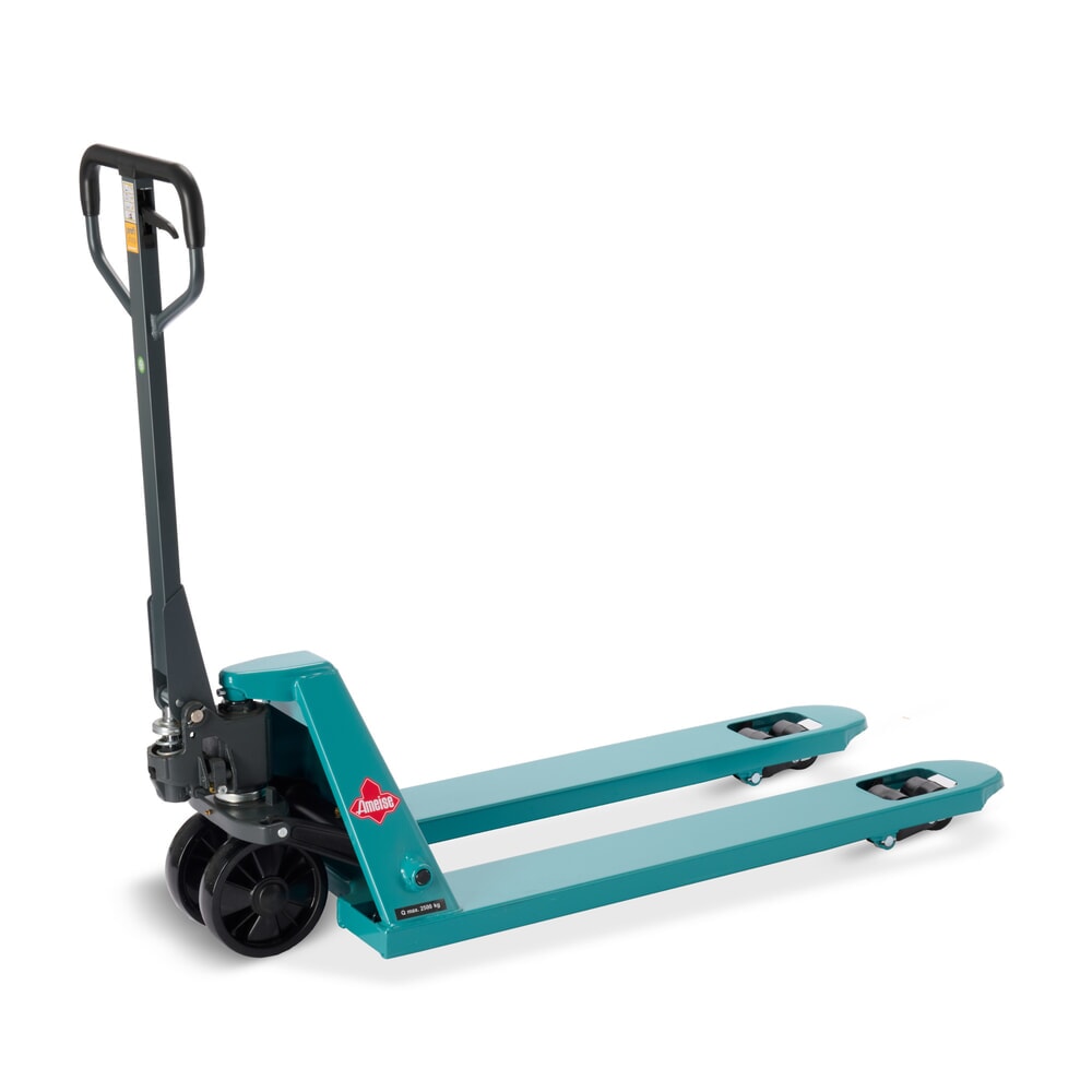 Numéro de l'image du produit 1: Transpalette manuel Ameise® PTM 2.5 capacité de charge 2 500 kg, longueur des fourches 1 150 mm, polyuréthane, galets tandem