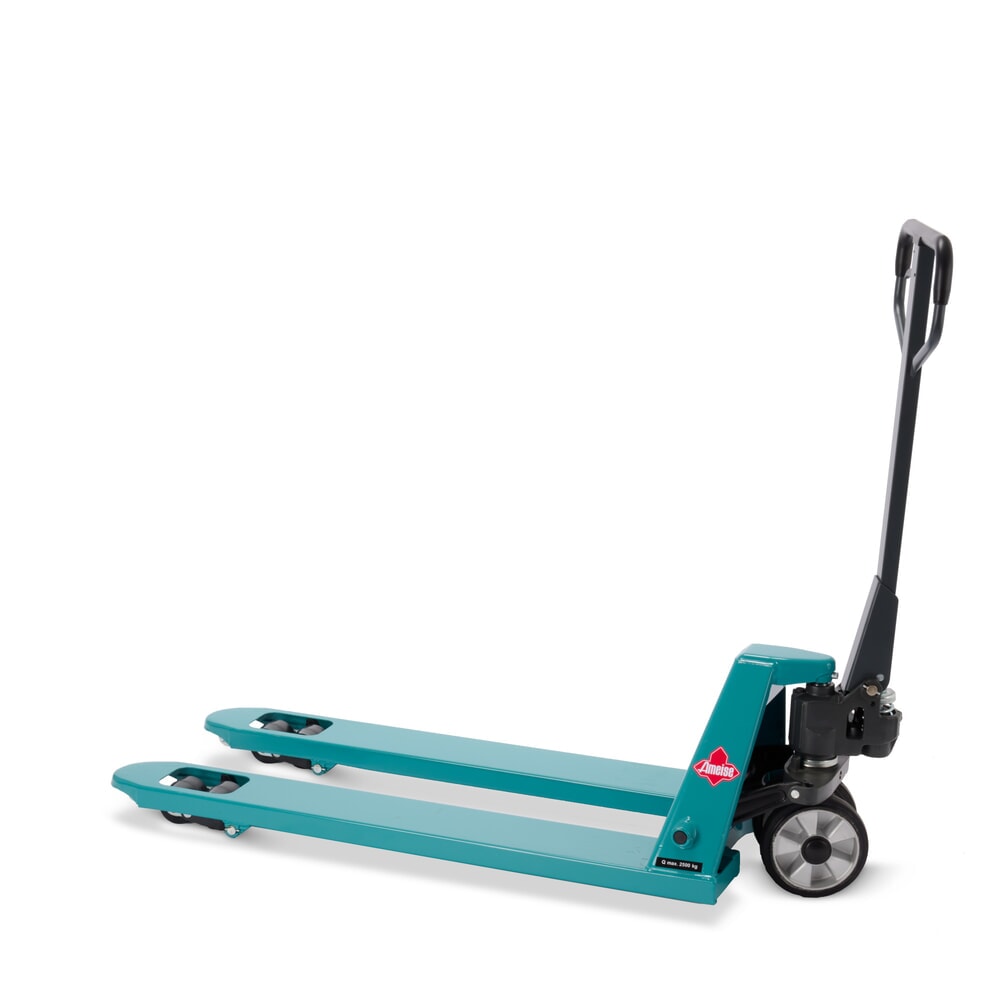 Numéro de l'image du produit 6: Transpalette manuel Ameise® PTM 2.5 avec levée rapide, capacité de charge 2 500 kg, longueur des fourches 1 150 mm, caoutchouc plein / polyuréthane, galets tandem