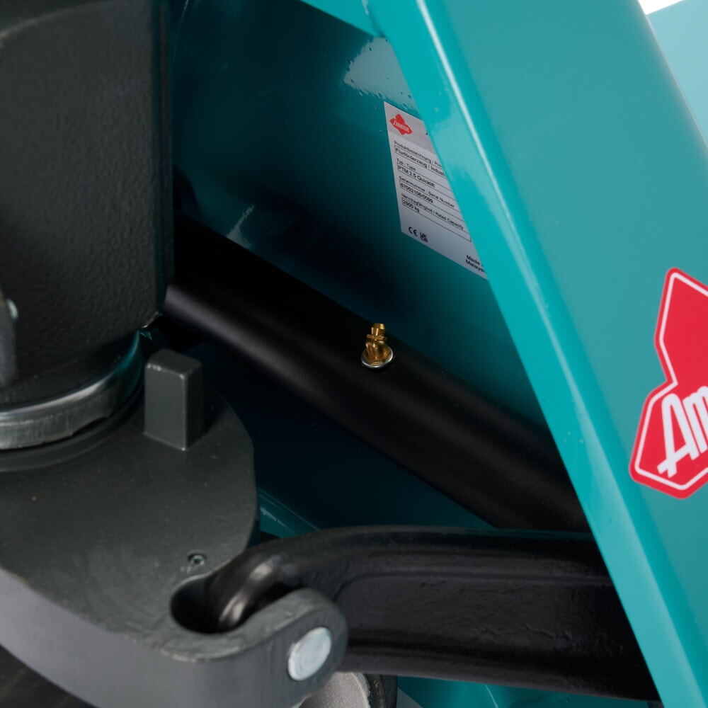 Numéro de l'image du produit 12: Transpalette manuel Ameise® PTM 2.5 avec levée rapide, capacité de charge 2 500 kg, longueur des fourches 1 150 mm, caoutchouc plein / polyuréthane, galets tandem