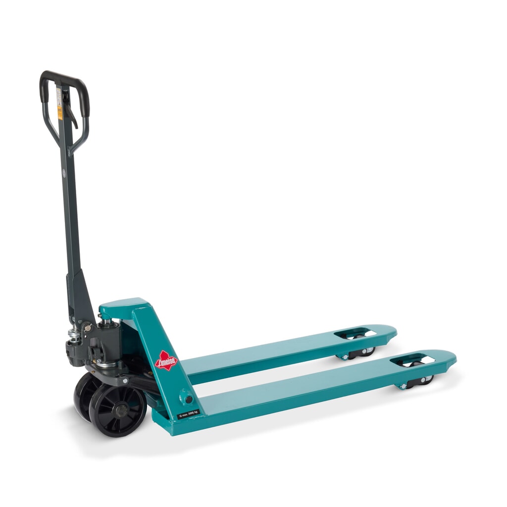 Transpalette manuel Ameise® PTM 3.0, capacité de charge 3 000 kg, longueur de fourche 1 150 mm, polyuréthane, galets tandem Illustration du produit: Transpalette manuel Ameise® PTM 3.0, capacité de charge 3 000 kg, longueur de fourche 1 150 mm, polyuréthane, galets tandem