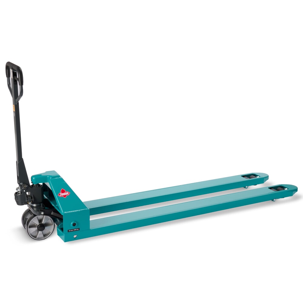 Numéro de l'image du produit 1: Transpalette manuel Ameise® PTM 3.5 capacité de charge 3 500 kg, longueur des fourches 2 000 mm, polyuréthane, galets tandem