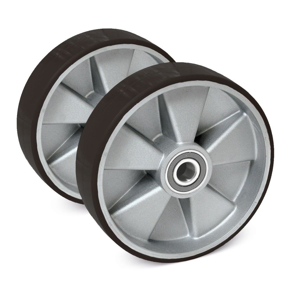 Numéro de l'image du produit 3: Transpalette manuel Ameise® PTM 2.5 avec levée rapide, capacité de charge 2 500 kg, longueur des fourches 1 150 mm, caoutchouc plein / polyuréthane, galets tandem