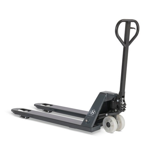 N° de l'image du produit 1 : Transpalette manuel HEMMDAL PTM 2.0, capacité de charge 2&nbsp;000&nbsp;kg, longueur de fourche 1&nbsp;150&nbsp;mm, nylon&nbsp;/&nbsp;nylon, galets simples