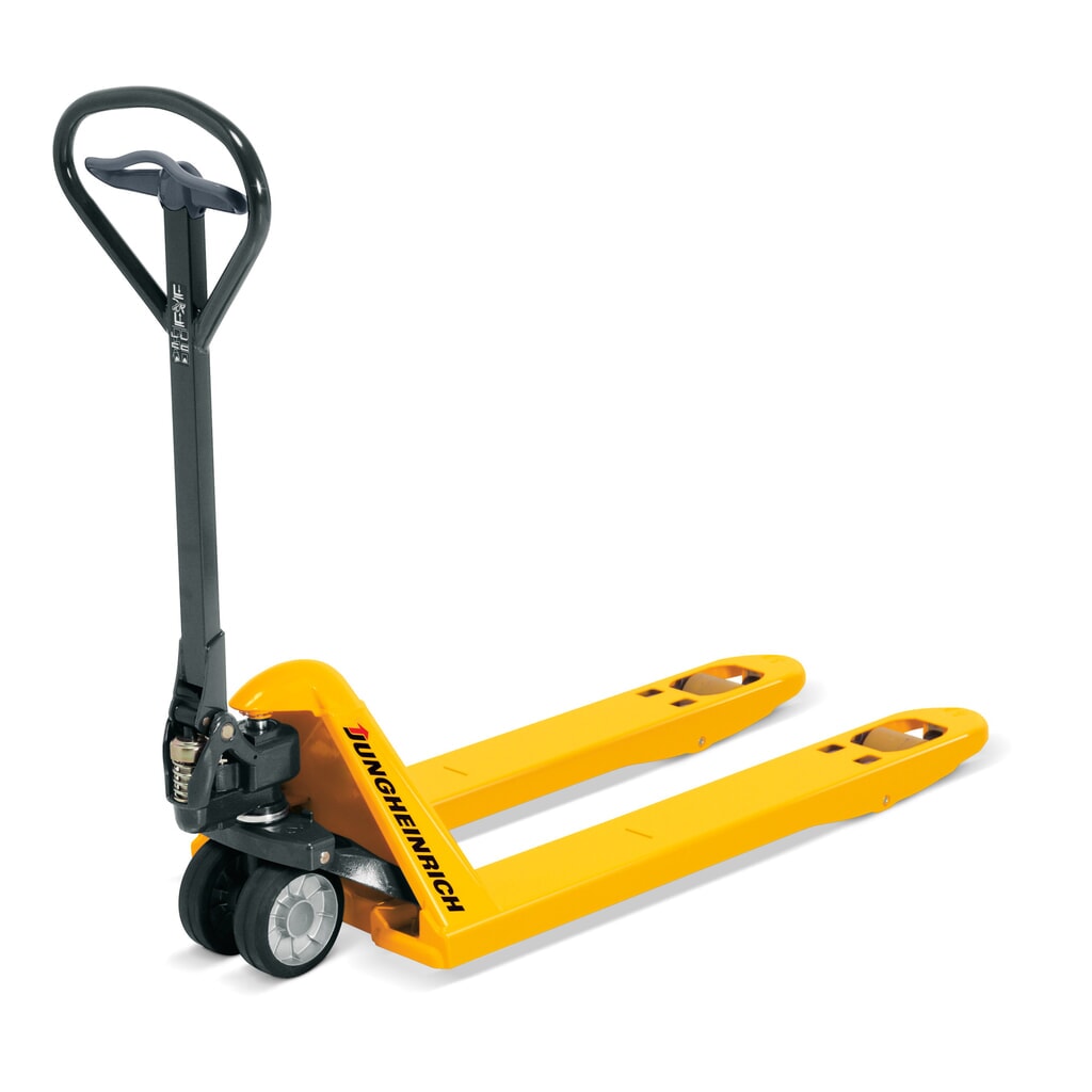 Transpalette manuel Jungheinrich AM 22, capacité de charge 2 200 kg, longueur des fourches 950 mm, nylon Illustration du produit: Transpalette manuel Jungheinrich AM 22, capacité de charge 2 200 kg, longueur des fourches 950 mm, nylon