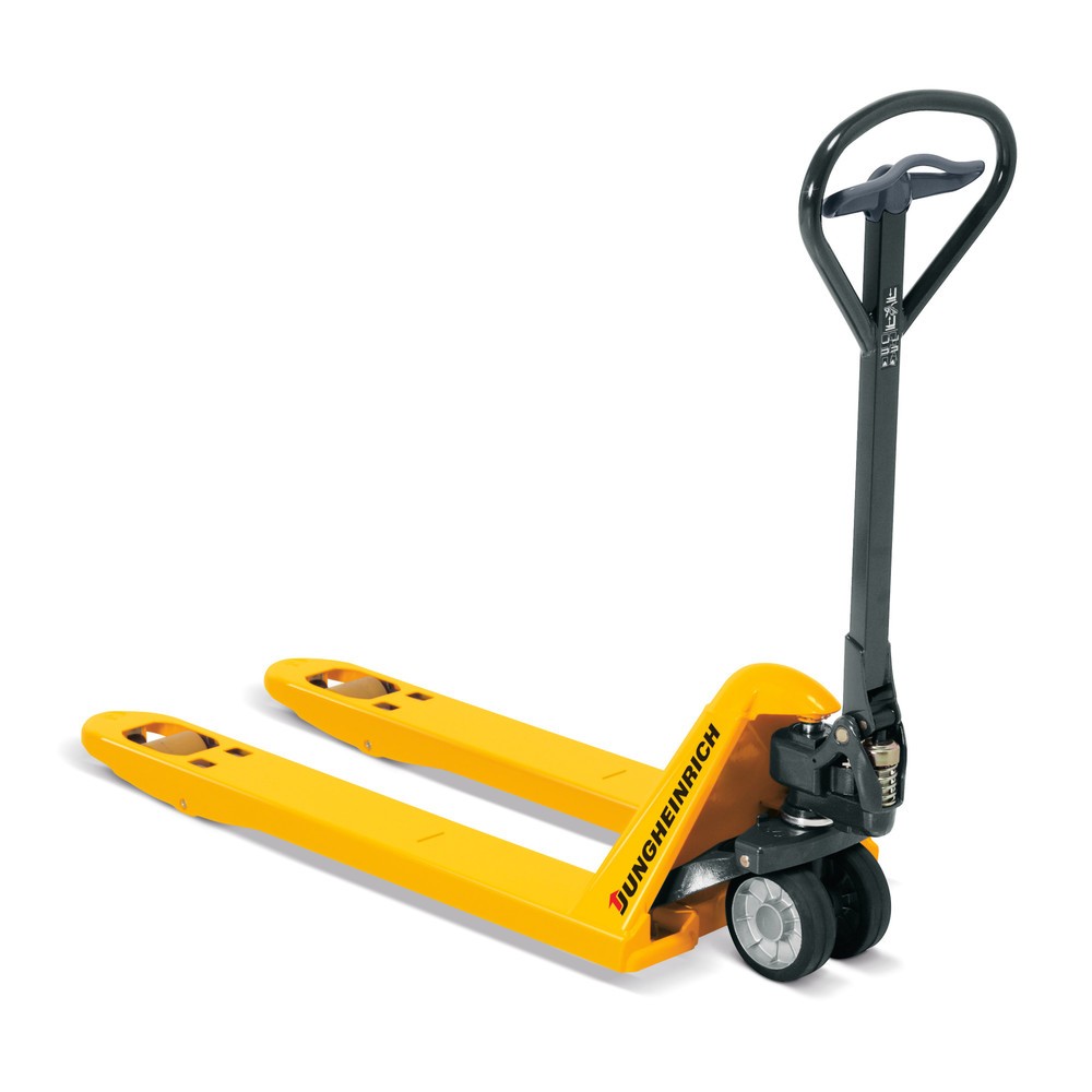 Illustration du produit: Transpalette manuel Jungheinrich AM 22 avec levée rapide, capacité de charge 2 200 kg, longueur des fourches 600 mm, polyuréthane, galets tandem