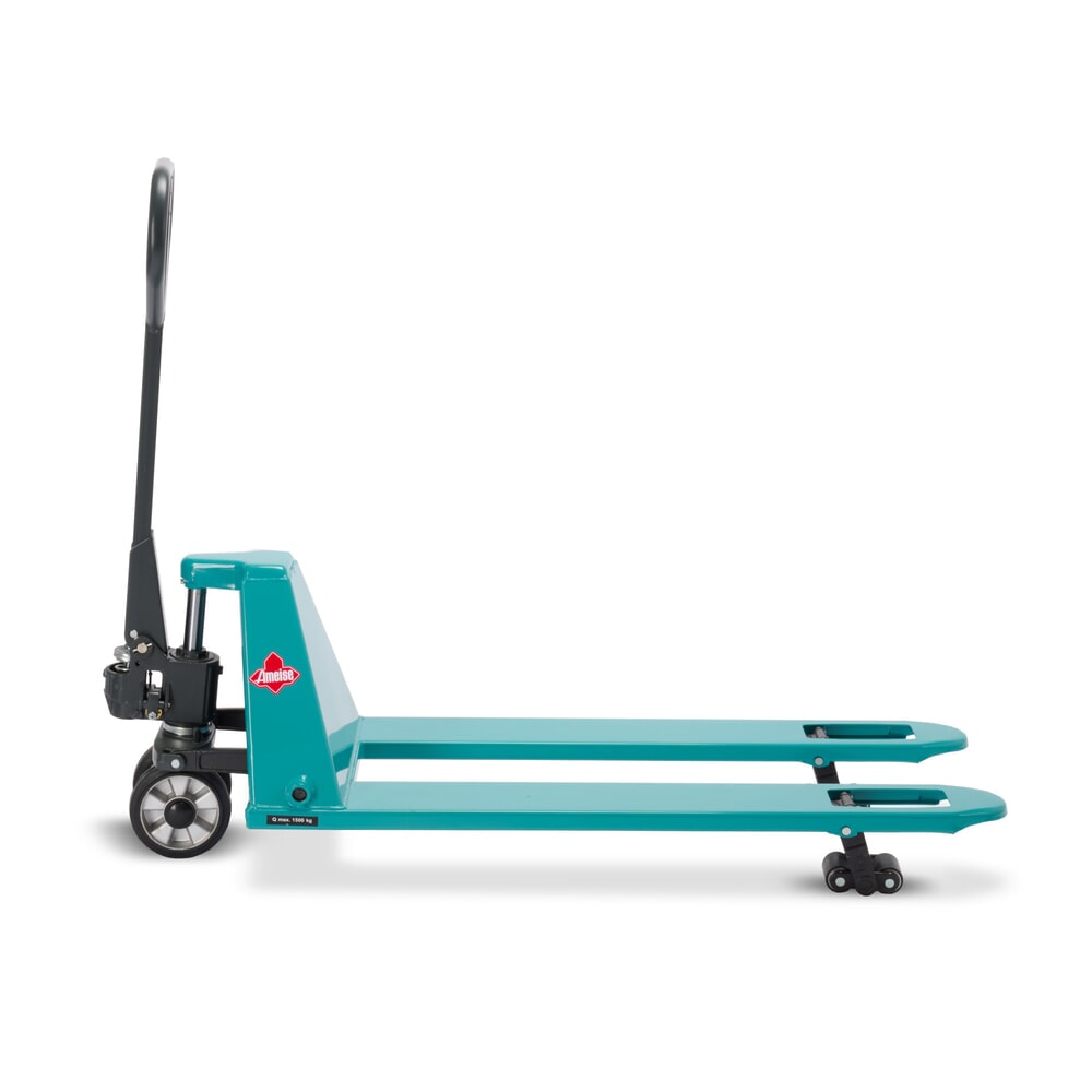 Numéro de l'image du produit 10: Transpalette manuel surbaissé Ameise® PTM 1.5 Low, capacité de charge 1 500 kg, longueur des fourches 1 150 mm, caoutchouc plein / polyuréthane, galets tandem