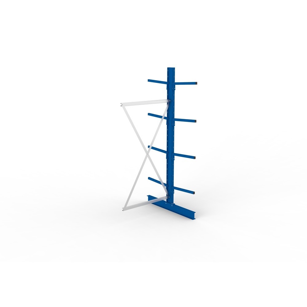 Numéro de l'image du produit 4: Travée auxiliaire de rayonnage cantilever META, double accès, capacité de charge par bras 175 kg, H x l x P 2 500 x 1 030 x 1 220 mm