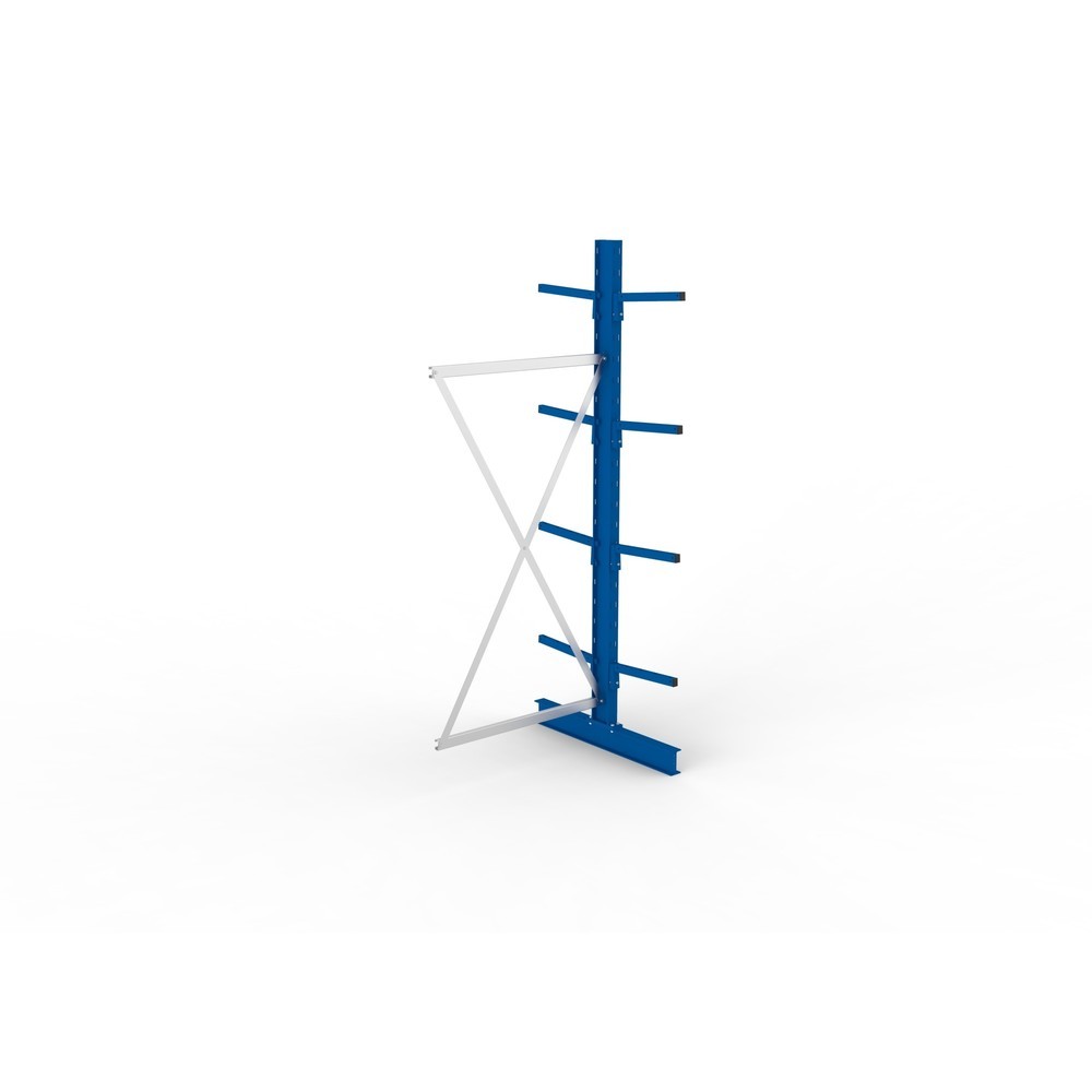Numéro de l'image du produit 4: Travée auxiliaire de rayonnage cantilever META, double accès, capacité de charge par bras 220 kg, H x l x P 2 500 x 1 094 x 1 020 mm