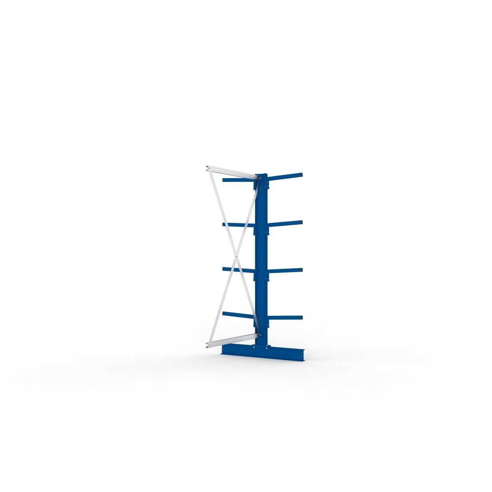 Numéro de l'image du produit 2: Travée auxiliaire de rayonnage cantilever META, double accès, capacité de charge par bras 220 kg, H x l x P 2 000 x 1 030 x 1 020 mm