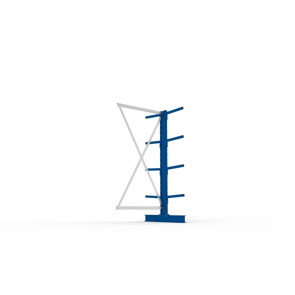 Numéro de l'image du produit 3: Travée auxiliaire de rayonnage cantilever META, double accès, capacité de charge par bras 220 kg, H x l x P 2 000 x 1 030 x 1 020 mm