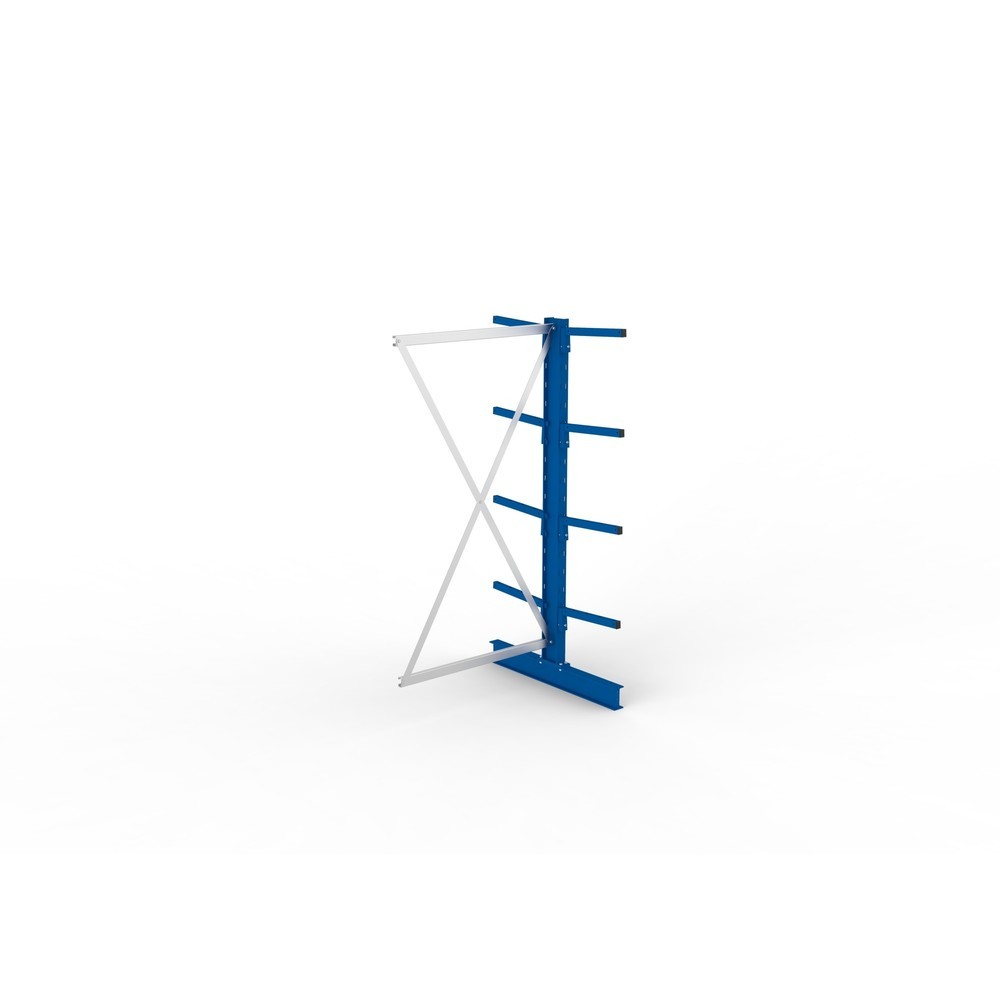 Numéro de l'image du produit 4: Travée auxiliaire de rayonnage cantilever META, double accès, capacité de charge par bras 220 kg, H x l x P 2 000 x 1 030 x 1 020 mm