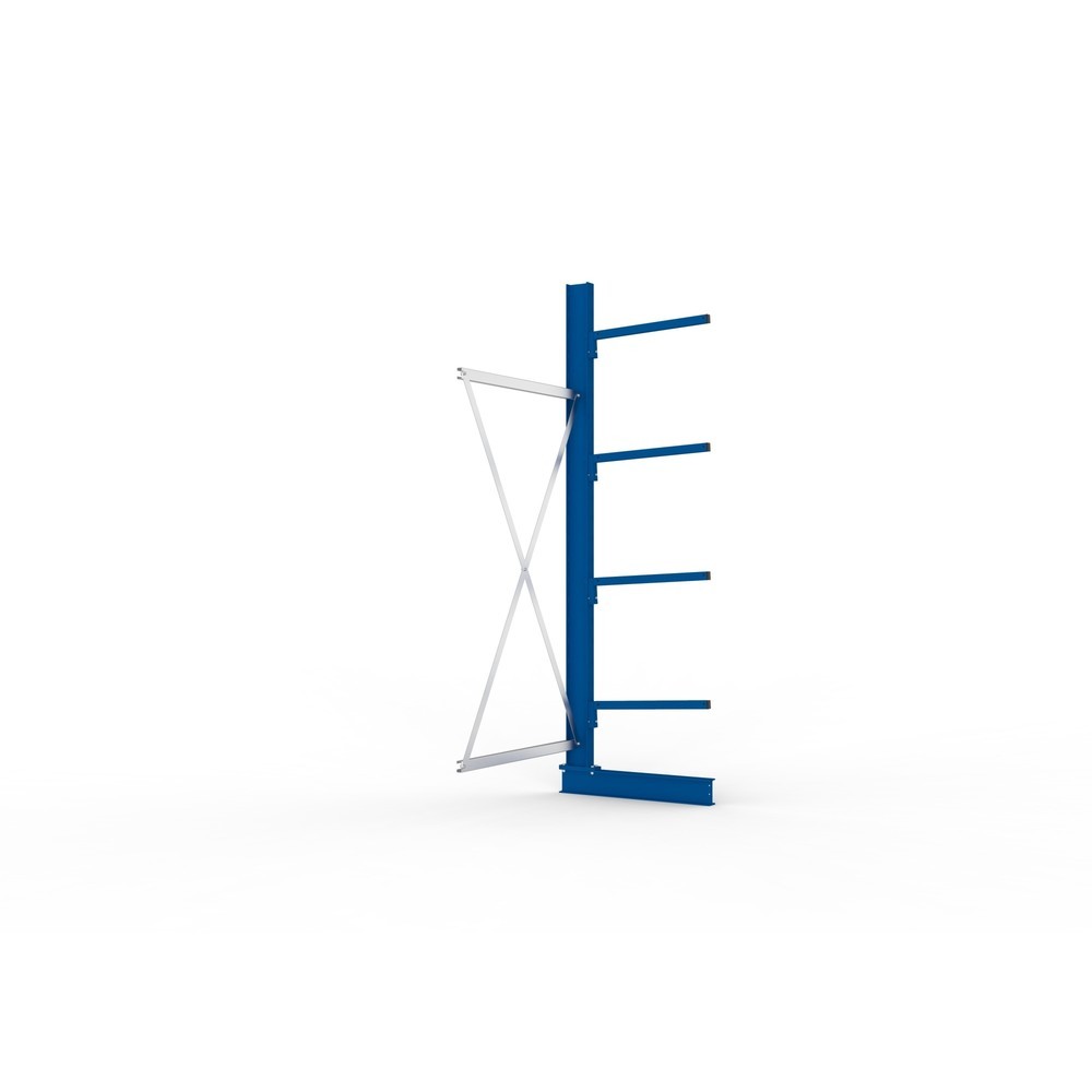 Numéro de l'image du produit 2: Travée auxiliaire de rayonnage cantilever META, unilatéral, capacité de charge par bras 140 kg, H x l x P 2 500 x 1 030 x 810 mm