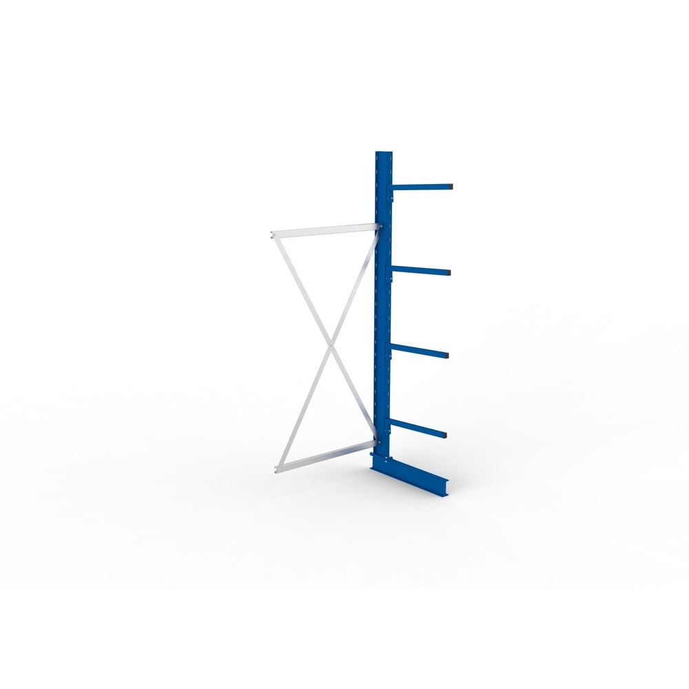 Numéro de l'image du produit 4: Travée auxiliaire de rayonnage cantilever META, unilatéral, capacité de charge par bras 140 kg, H x l x P 2 500 x 1 030 x 810 mm