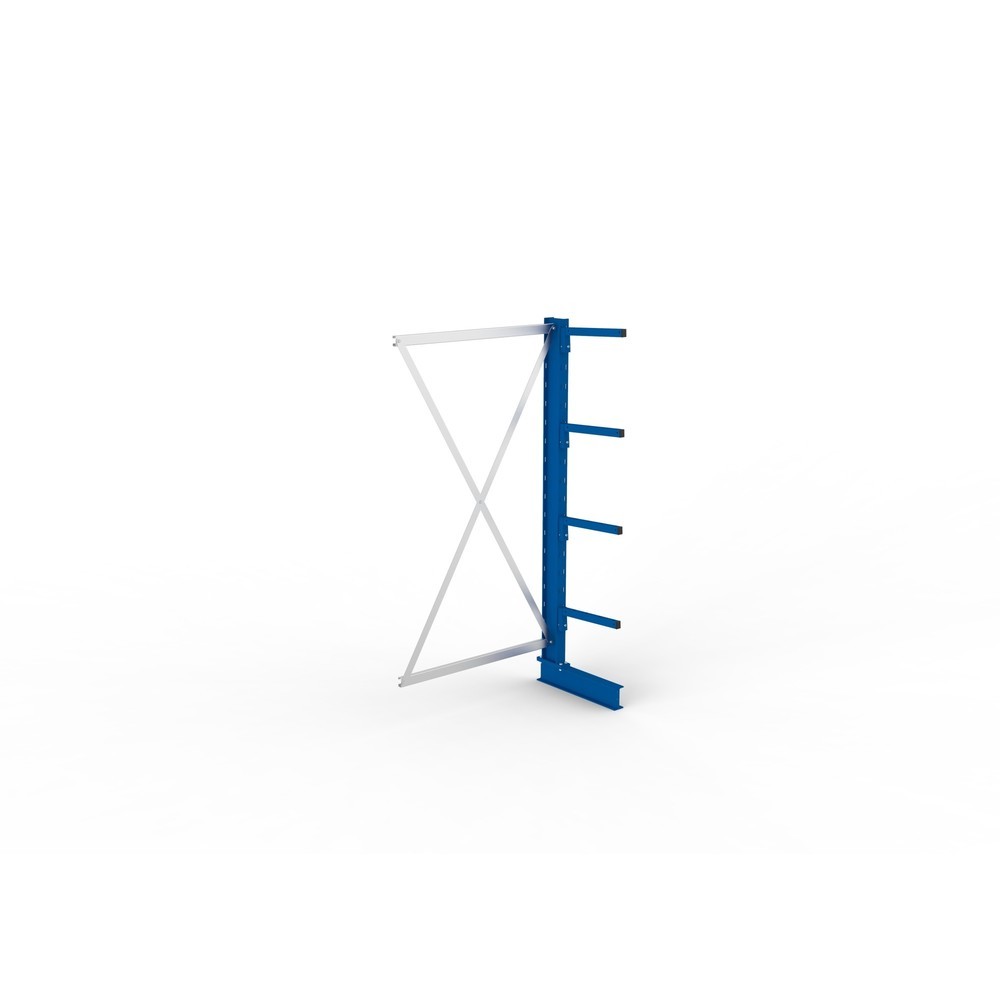 Numéro de l'image du produit 4: Travée auxiliaire de rayonnage cantilever META, unilatéral, capacité de charge par bras 220 kg, H x l x P 2 000 x 1 030 x 610 mm