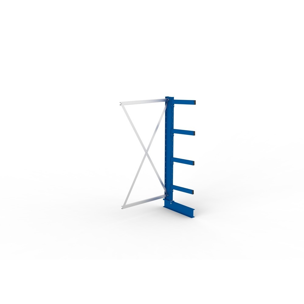 Numéro de l'image du produit 4: Travée auxiliaire de rayonnage cantilever META, unilatéral, capacité de charge par bras 430 kg, H x l x P 2 000 x 1 030 x 730 mm