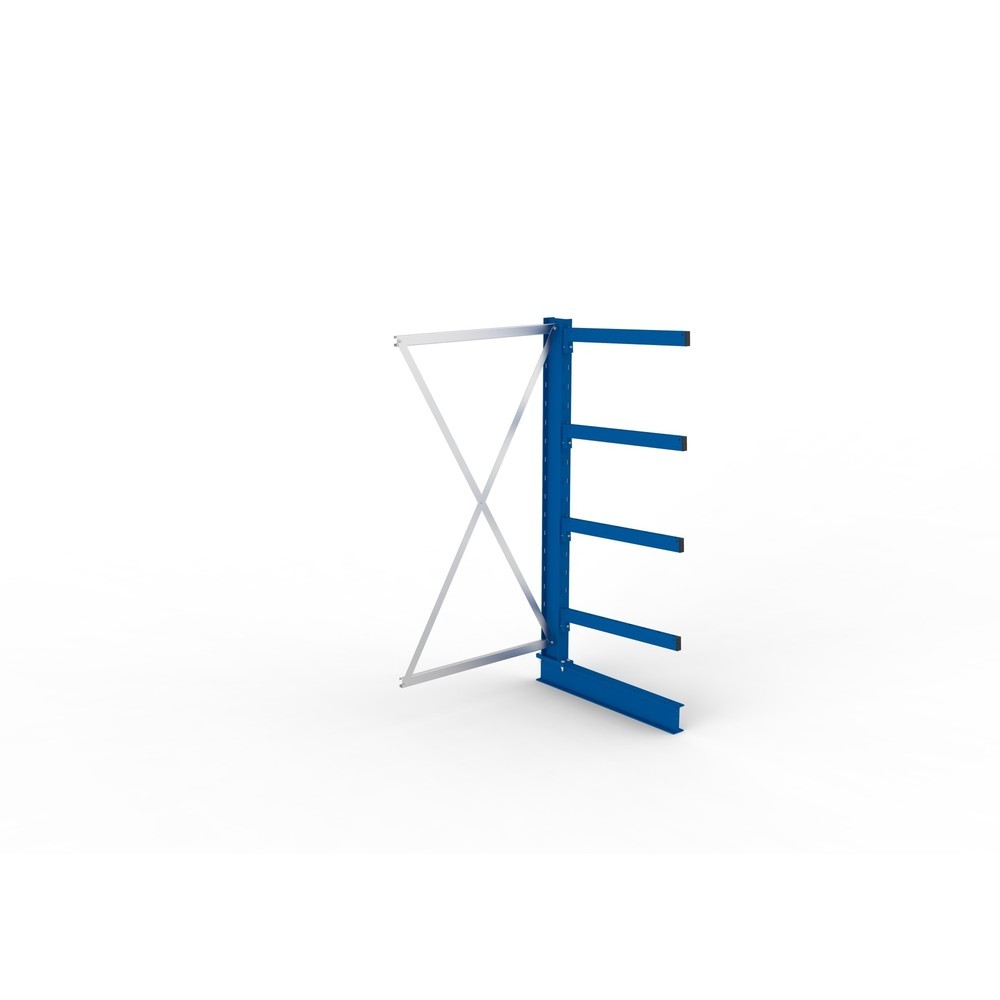 Numéro de l'image du produit 2: Travée auxiliaire de rayonnage cantilever META, unilatéral, capacité de charge par bras 355 kg, H x l x P 2 000 x 1 030 x 830 mm
