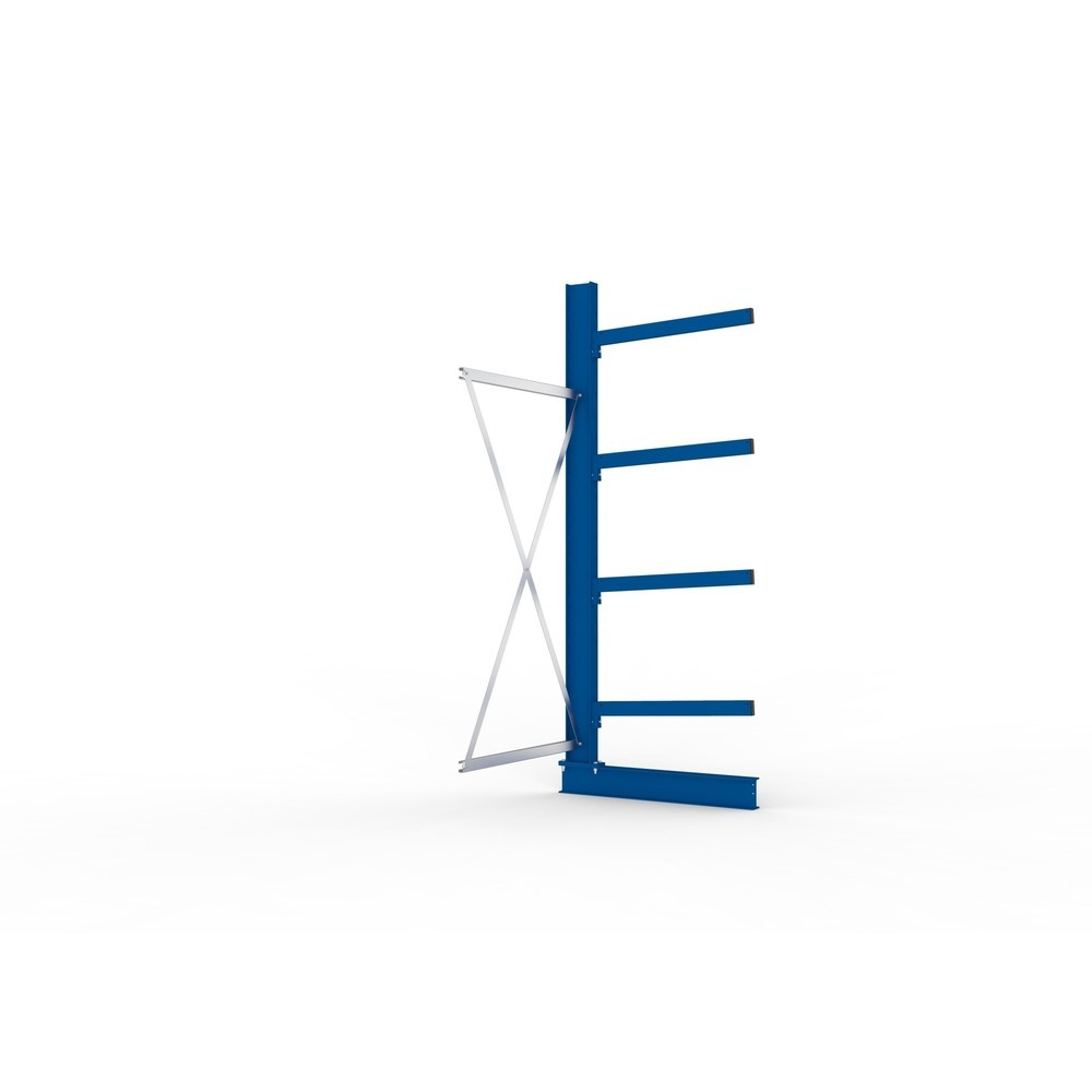 Numéro de l'image du produit 4: Travée auxiliaire de rayonnage cantilever META, unilatéral, capacité de charge par bras 250 kg, H x l x P 2 500 x 1 103 x 1 030 mm