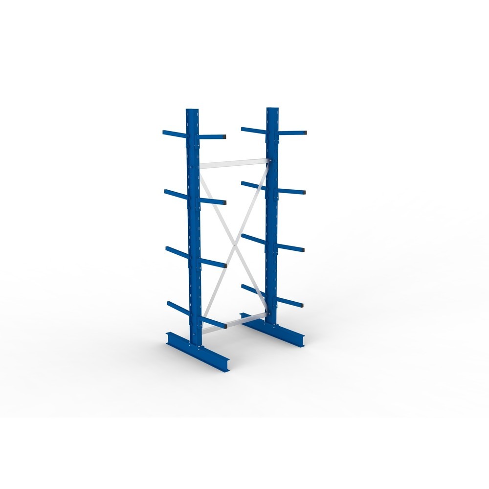 Numéro de l'image du produit 4: Module de base de rayonnage cantilever META, double accès, capacité de charge par bras 220 kg, H x l x P 2 500 x 1 094 x 1 020 mm