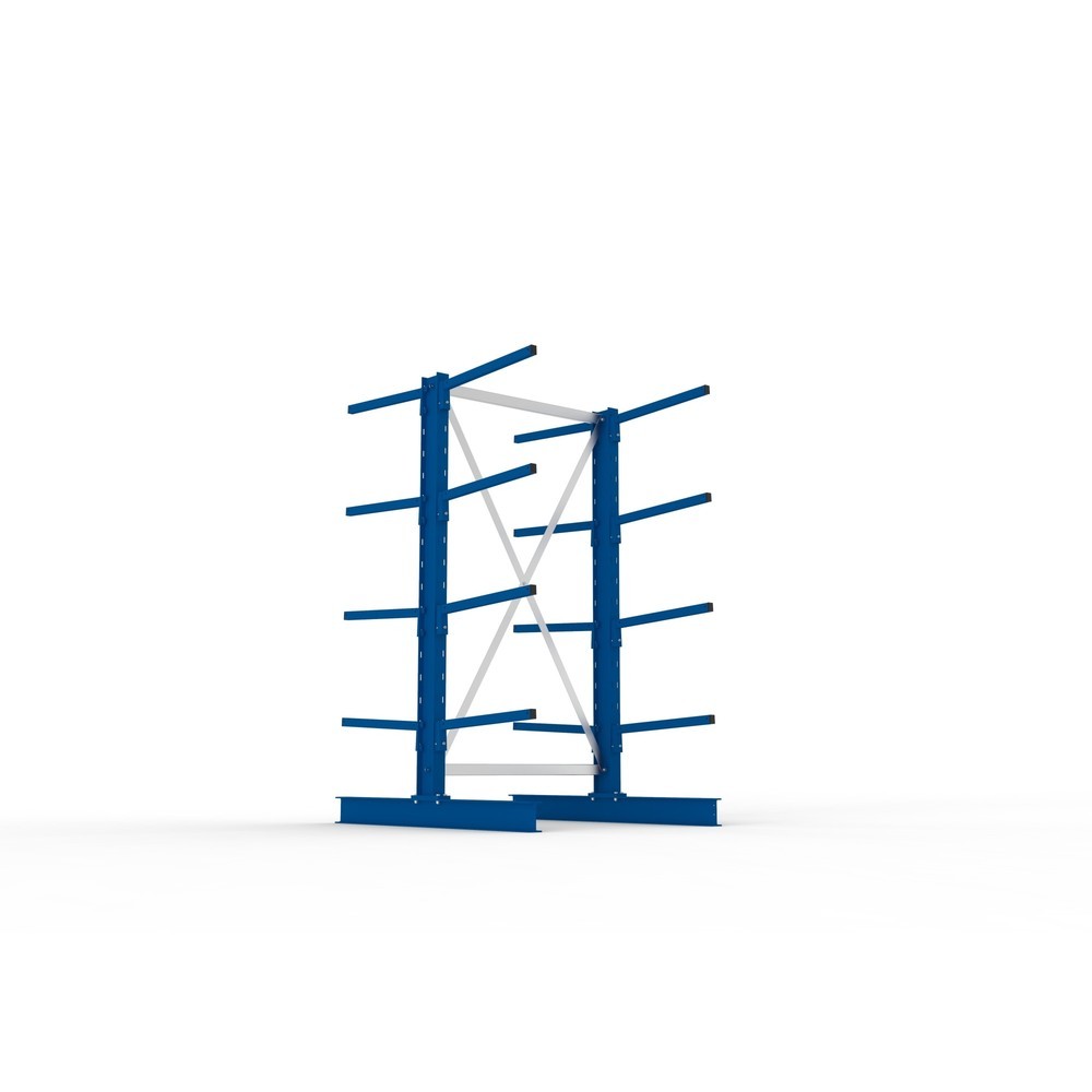 Numéro de l'image du produit 3: Module de base de rayonnage cantilever META, double accès, capacité de charge par bras 140 kg, H x l x P 2 000 x 1 094 x 1 420 mm