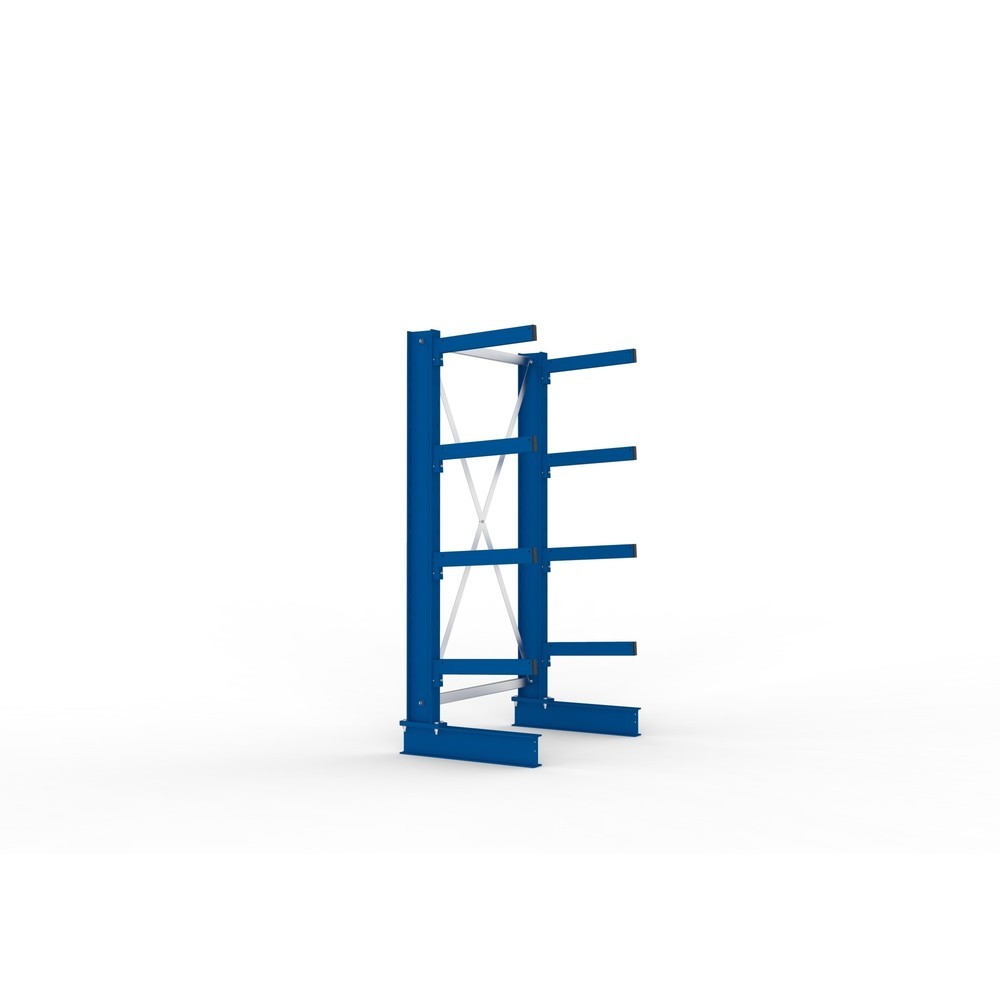 Numéro de l'image du produit 2: Rayonnage cantilever META, module de base, unilatéral, capacité de charge par bras 430 kg, H x l x P 2 000 x 1 103 x 730 mm