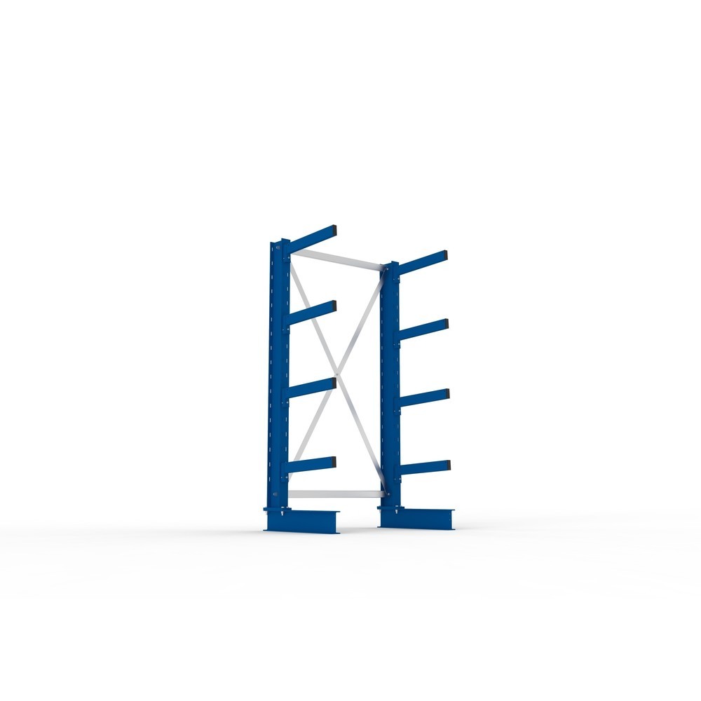 Numéro de l'image du produit 3: Rayonnage cantilever META, module de base, unilatéral, capacité de charge par bras 430 kg, H x l x P 2 000 x 1 103 x 730 mm