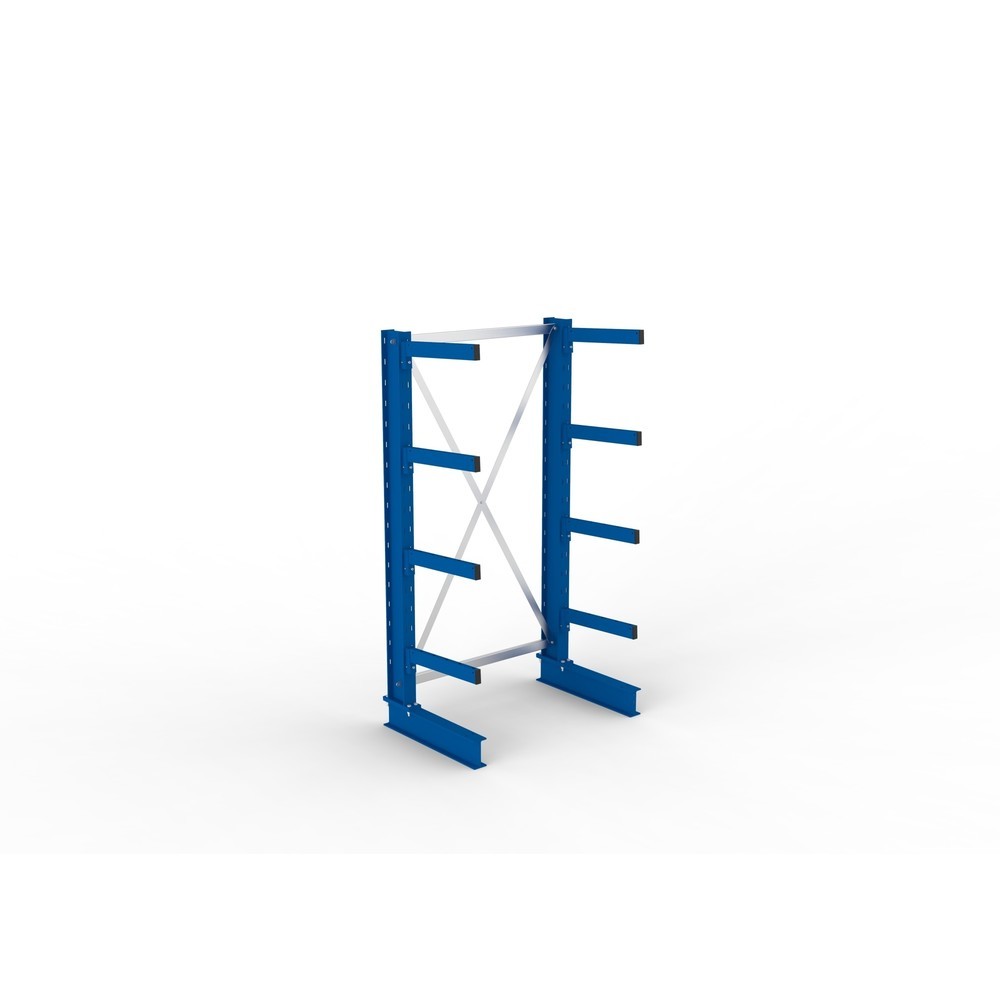 Numéro de l'image du produit 4: Rayonnage cantilever META, module de base, unilatéral, capacité de charge par bras 430 kg, H x l x P 2 000 x 1 103 x 730 mm