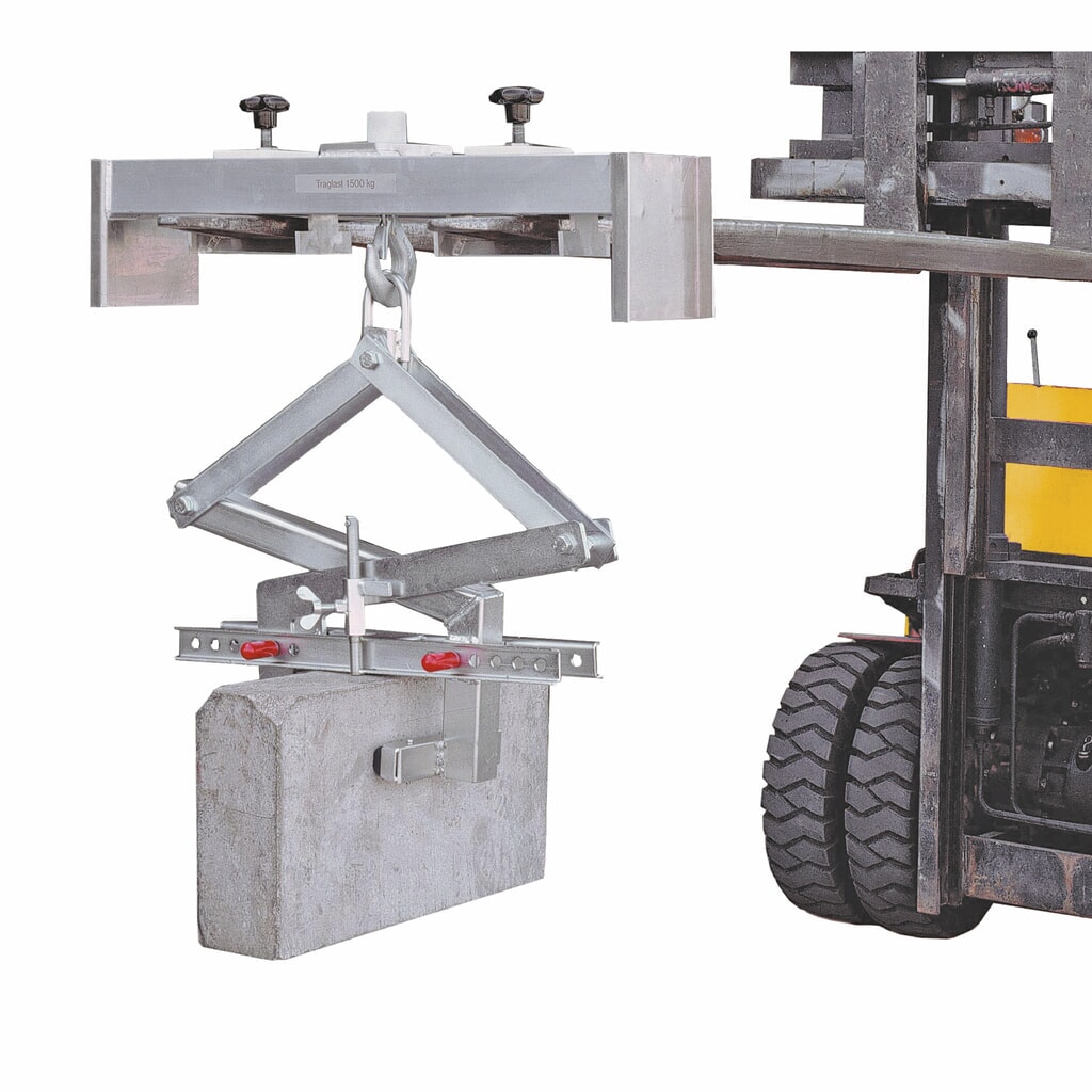 Traverse pour chariot élévateur en aluminium, capacité de charge 3 000 kg N° de l'image du produit 2 : Traverse pour chariot élévateur en aluminium, capacité de charge 3 000 kg