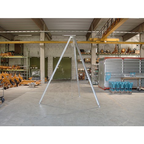 N° de l'image du produit 1 : Trépied en aluminium D-250, longueur de support min./max. 1&nbsp;180/1&nbsp;880 mm, capacité de charge 250 kg