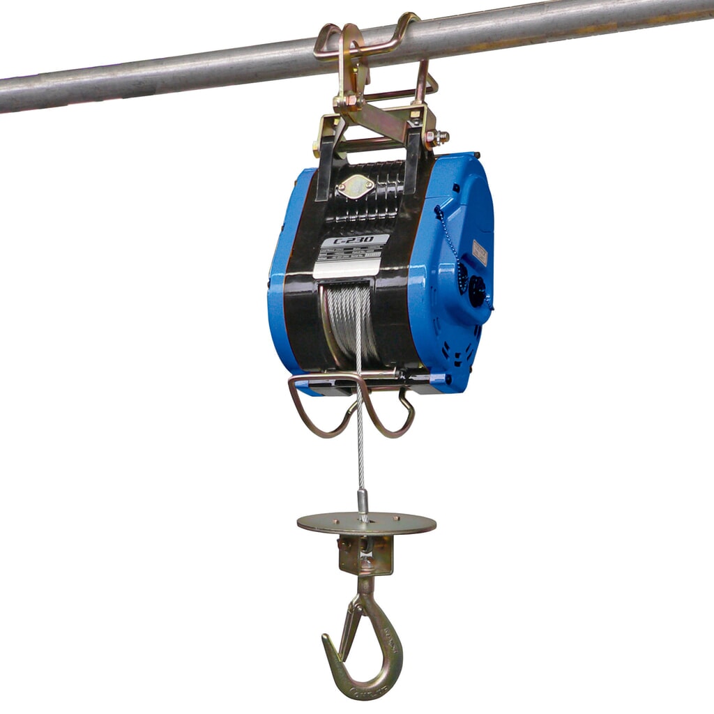 Illustration du produit: Treuil électrique, longueur de câble 23 m, capacité 80 kg