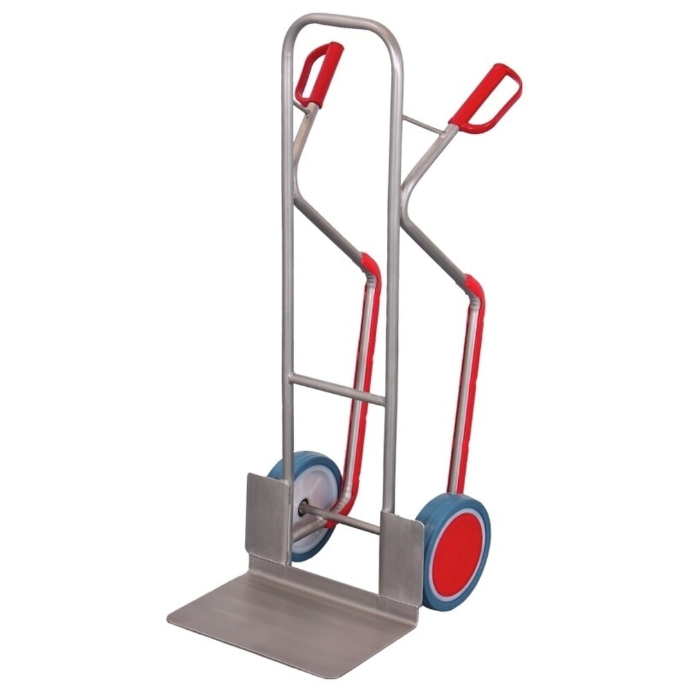 VARIOfit® Sackkarre aus Edelstahl mit großer Schaufel