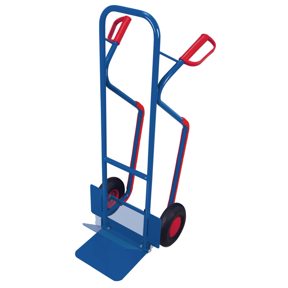 VARIOfit® Stahlrohr-Sackkarre mit auswechselbaren Gleitkufen